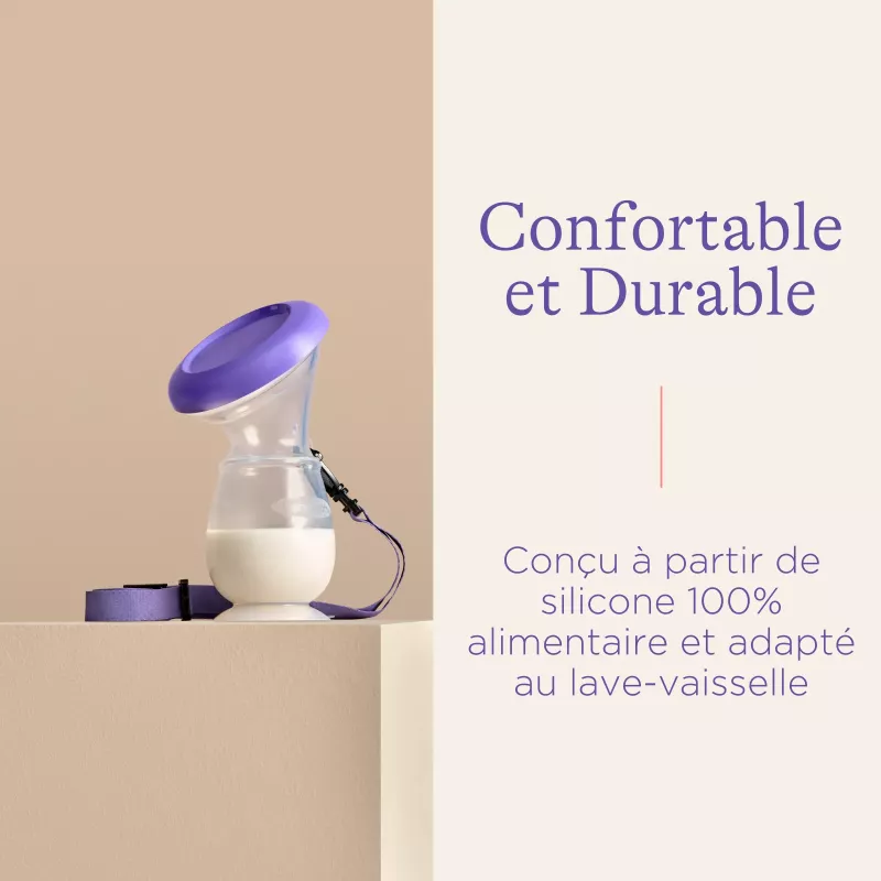 Recueil lait manuel silicone - Lansinoh