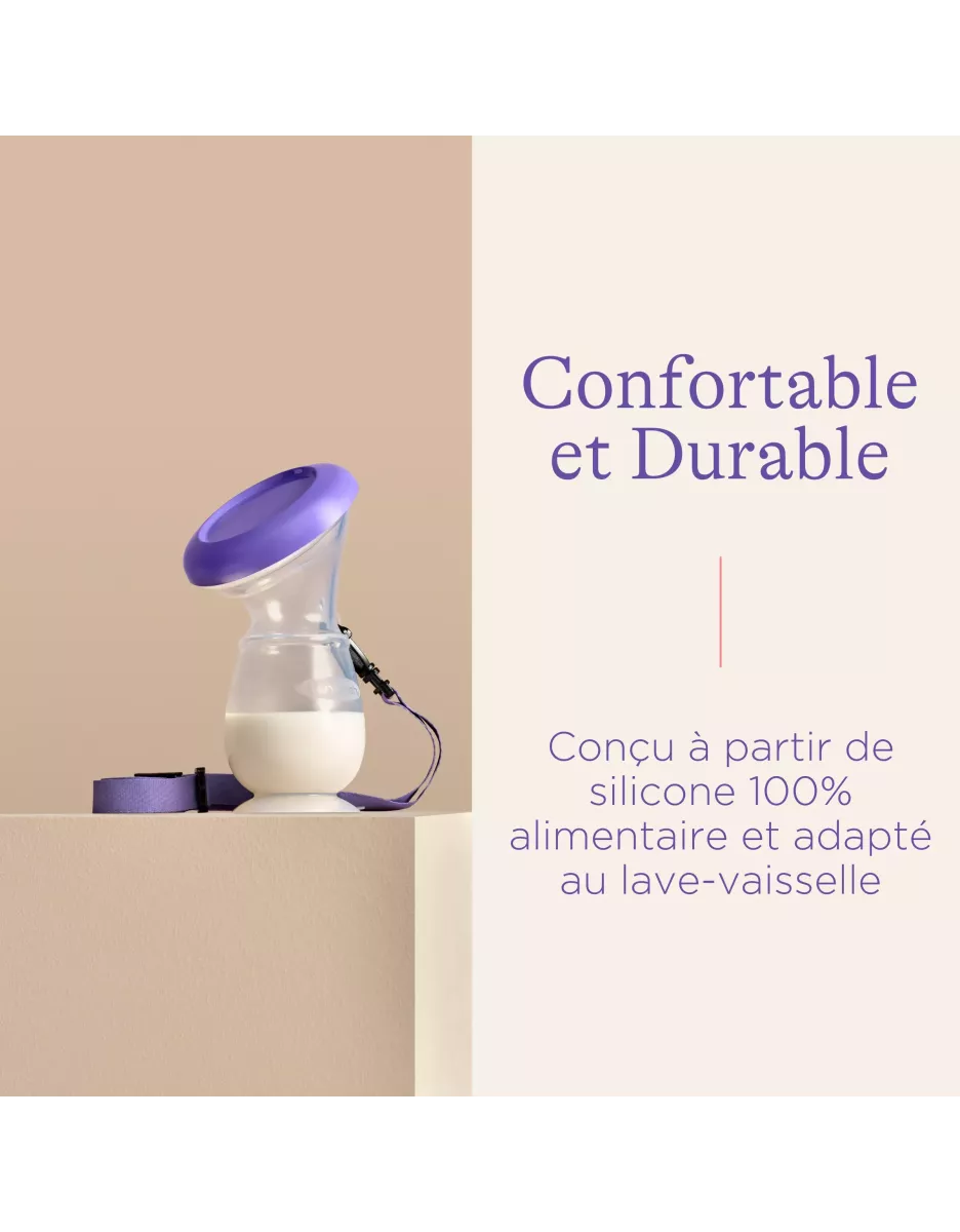 Recueil lait manuel silicone - Lansinoh