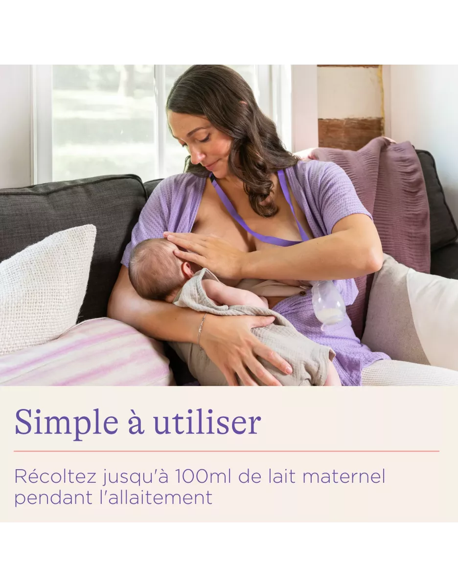 Recueil lait manuel silicone - Lansinoh