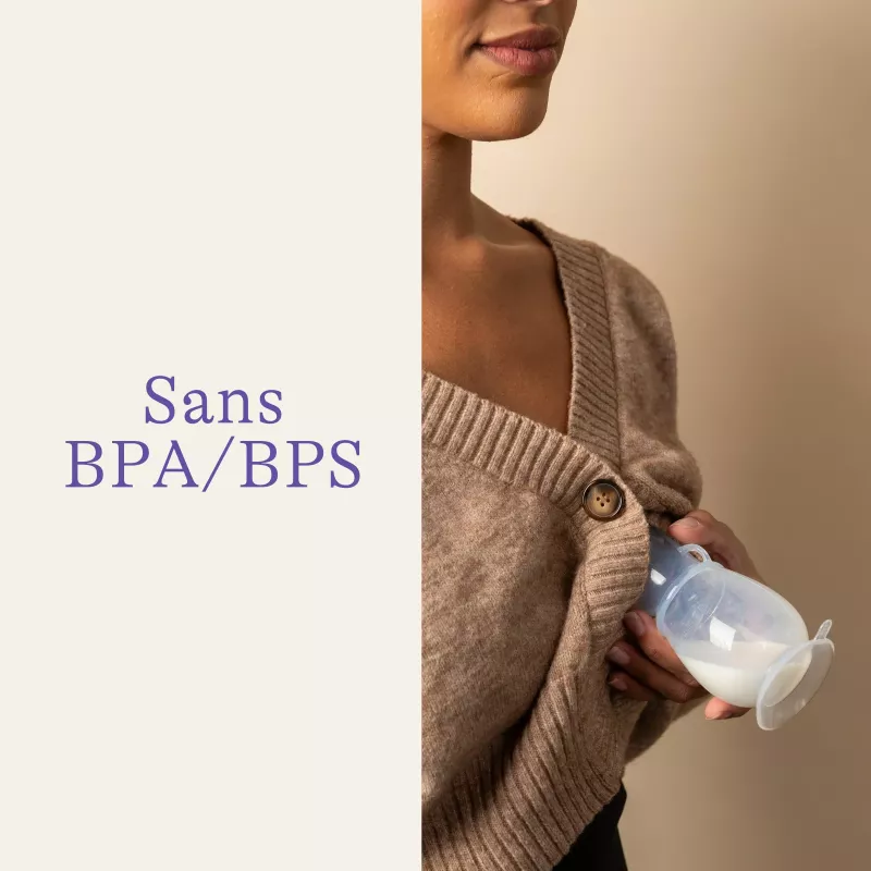 Recueil lait manuel silicone - Lansinoh