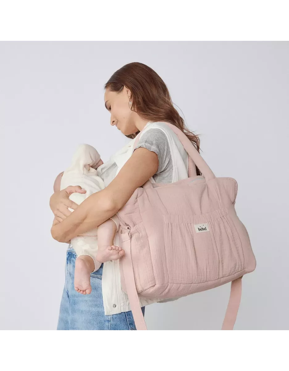 Sac à langer Comme un bonbon - Vieux Rose - Bebel