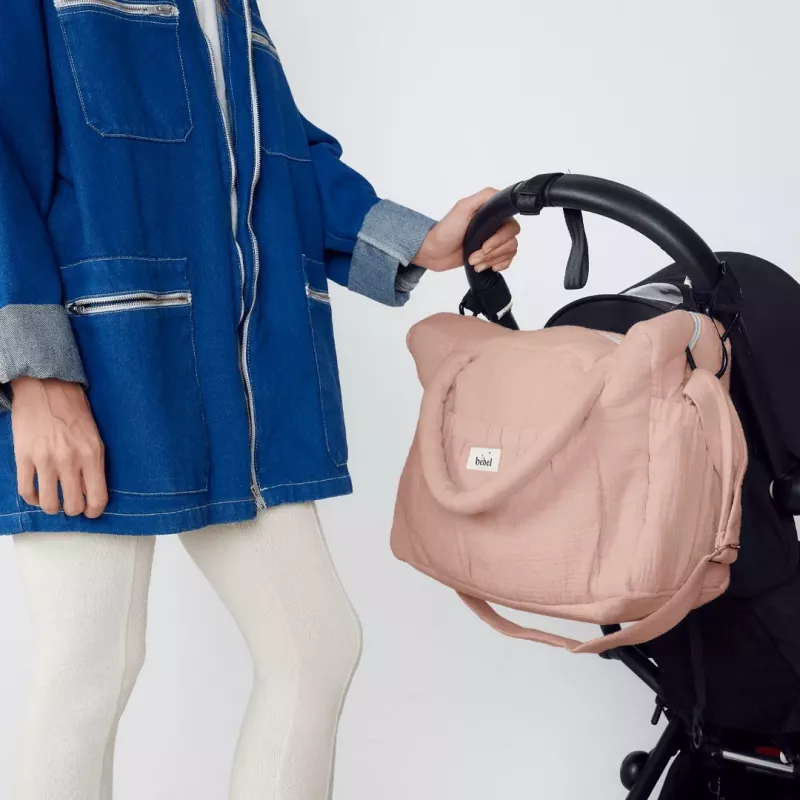 Sac à langer Comme un bonbon - Vieux Rose - Bebel