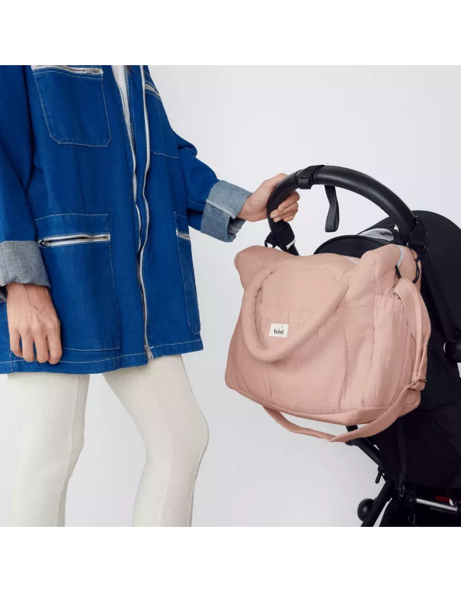 Sac à langer Comme un bonbon - Vieux Rose - Bebel