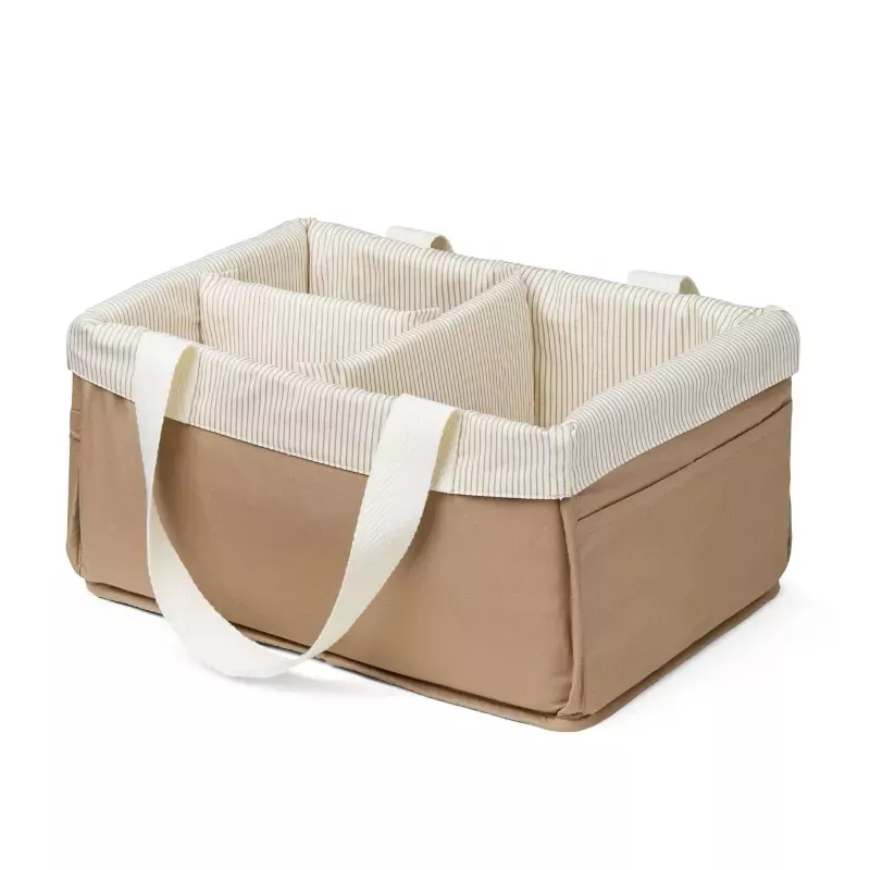 Organisateur de couches 3 compartiments - Classic Stripes Camel - Cam Cam Copenhagen