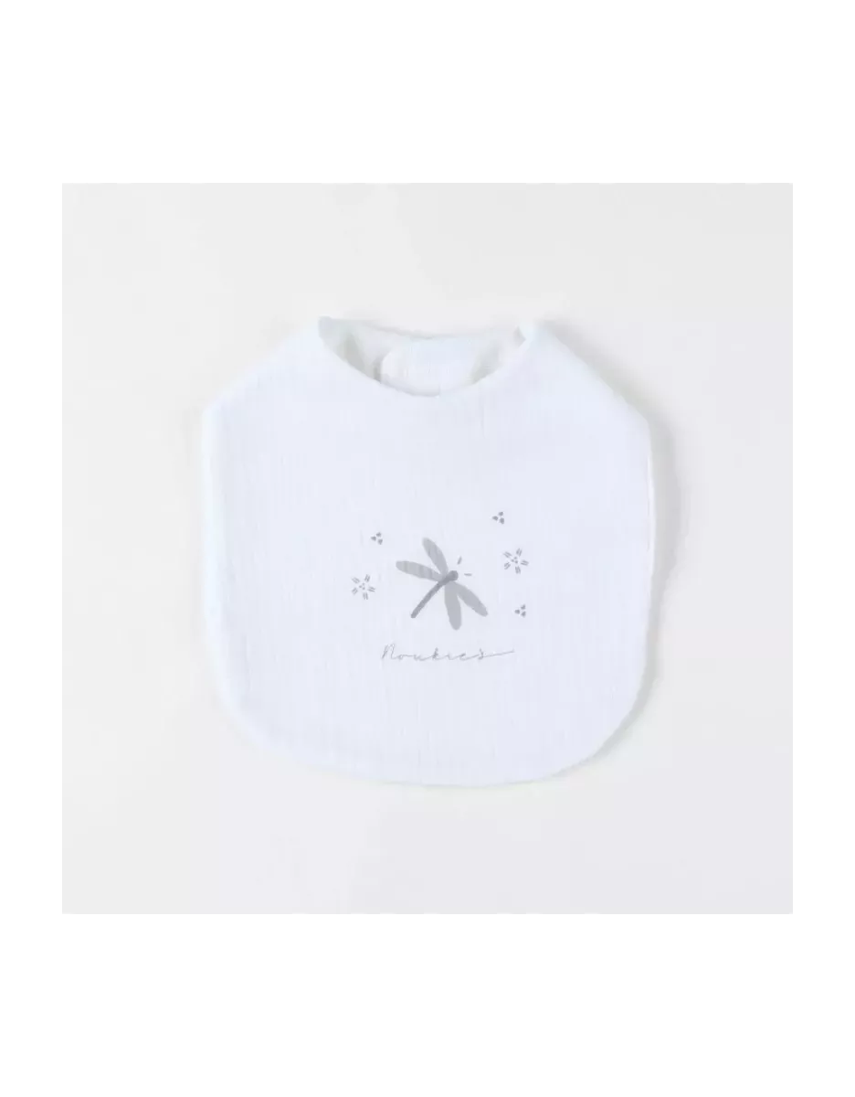 Lot de 3 bavoirs mousseline libellule - Noukie's