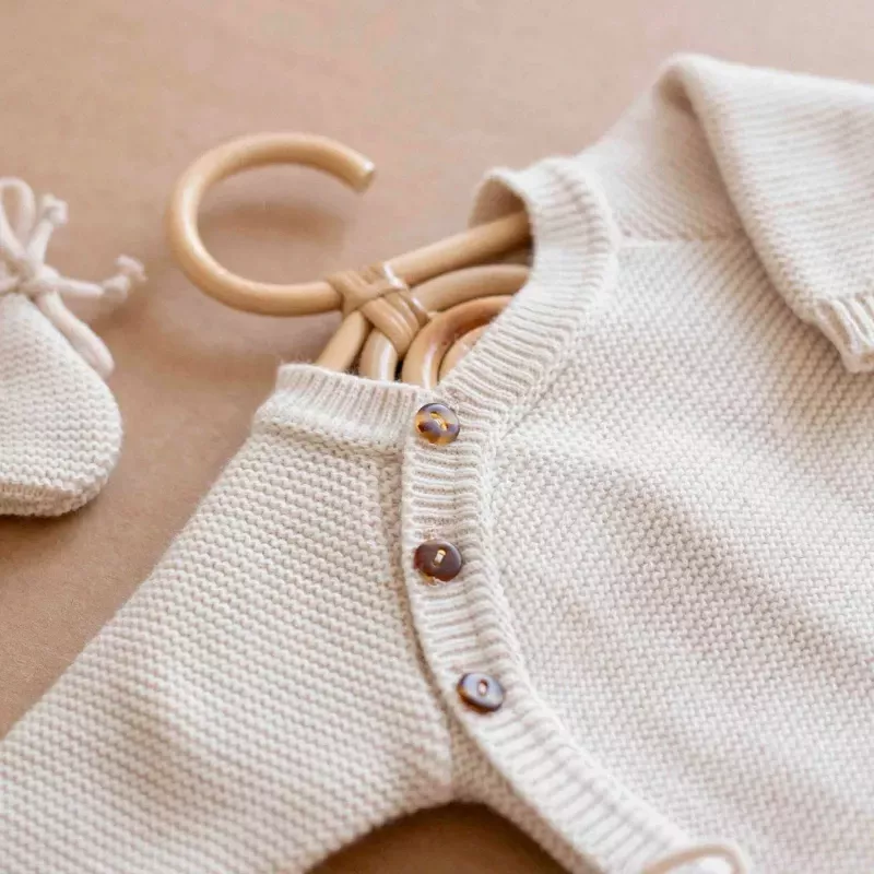 Brassière maille tricot - Sable - Trois Kilos Sept