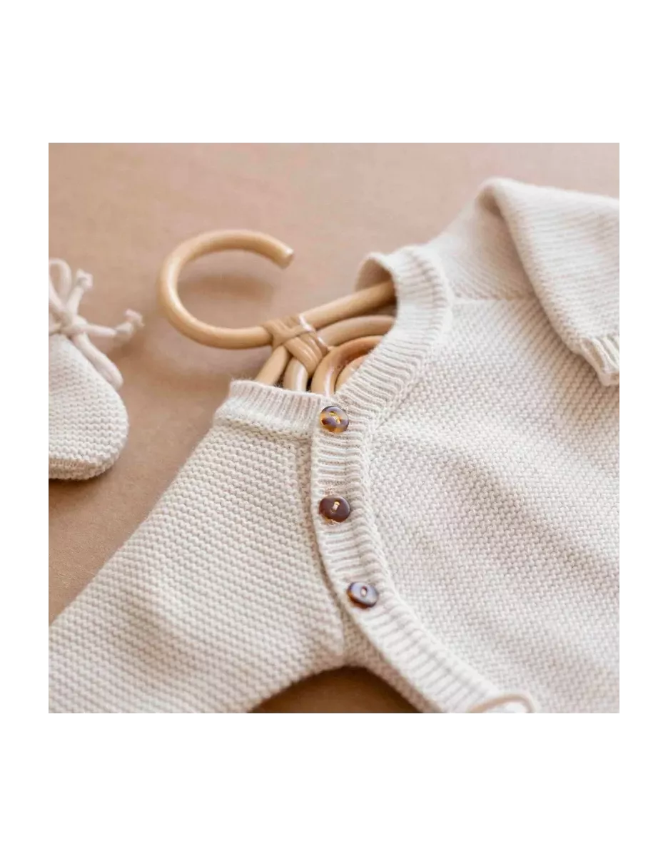 Brassière maille tricot - Sable - Trois Kilos Sept