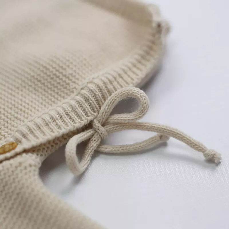 Brassière maille tricot - Sable - Trois Kilos Sept