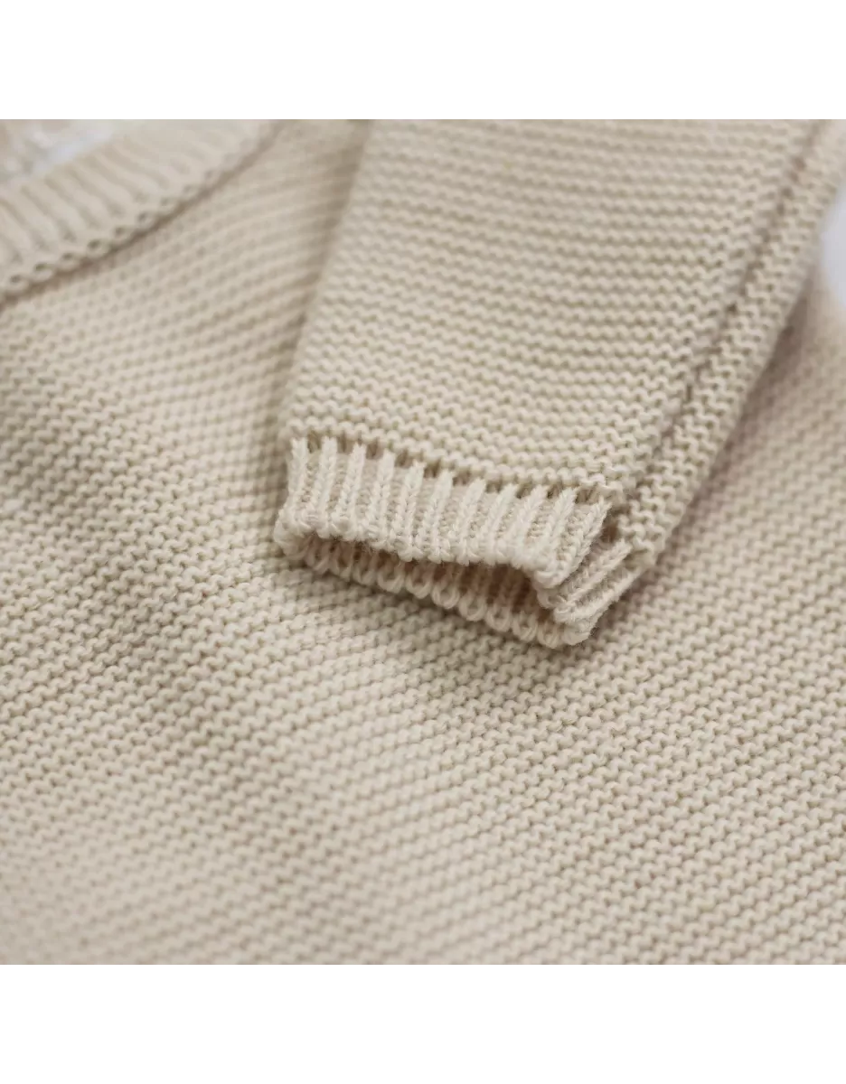 Brassière maille tricot - Sable - Trois Kilos Sept