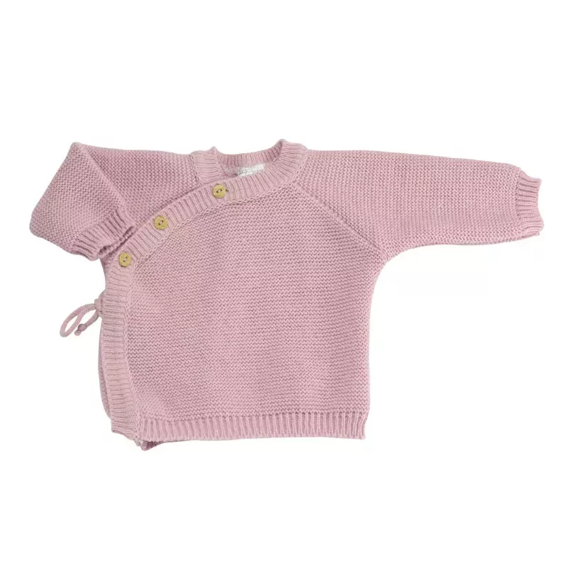 Ensemble brassière et pantalon maille tricot - Vieux Rose - Trois Kilos Sept