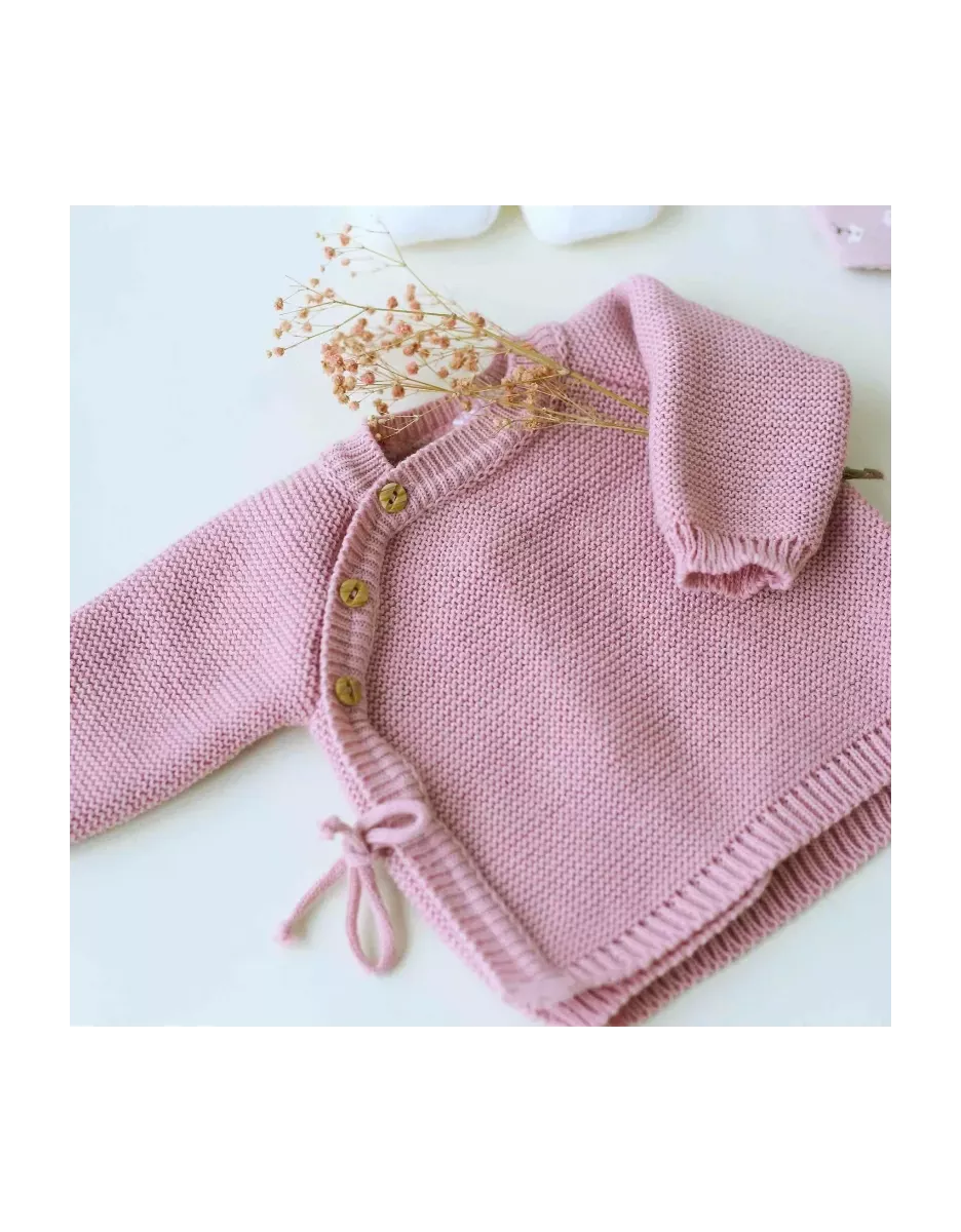 Ensemble brassière et pantalon maille tricot - Vieux Rose - Trois Kilos Sept