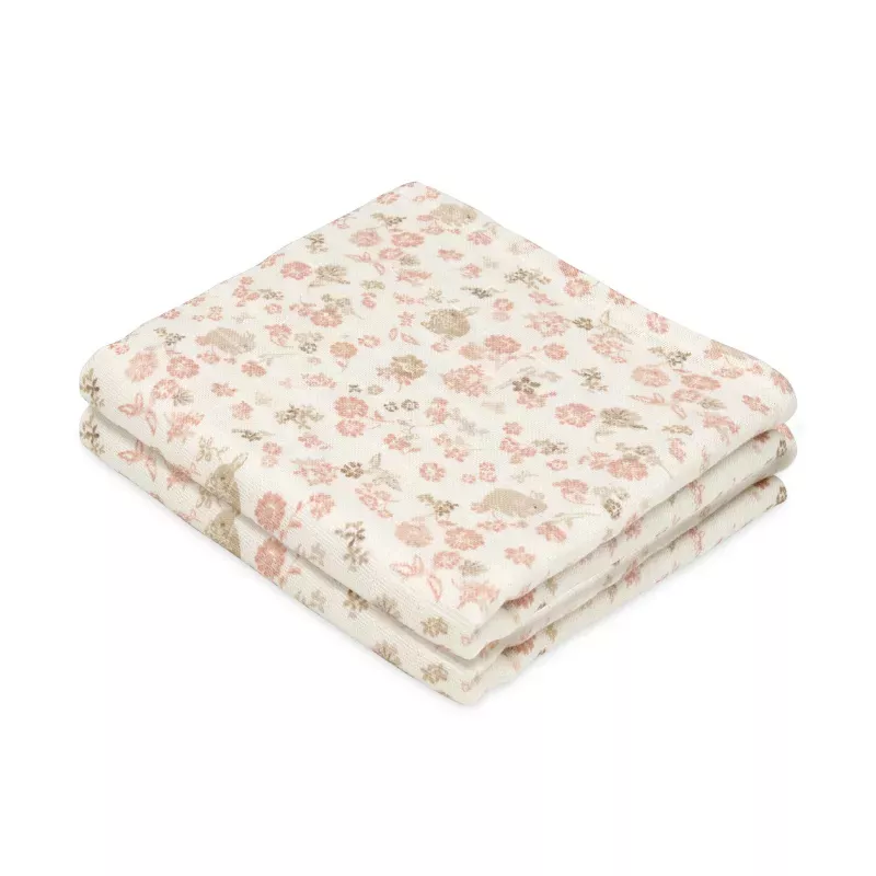 Lot de 2 langes bébé coton bio imprimés - Augusta - Cam Cam Copenhagen