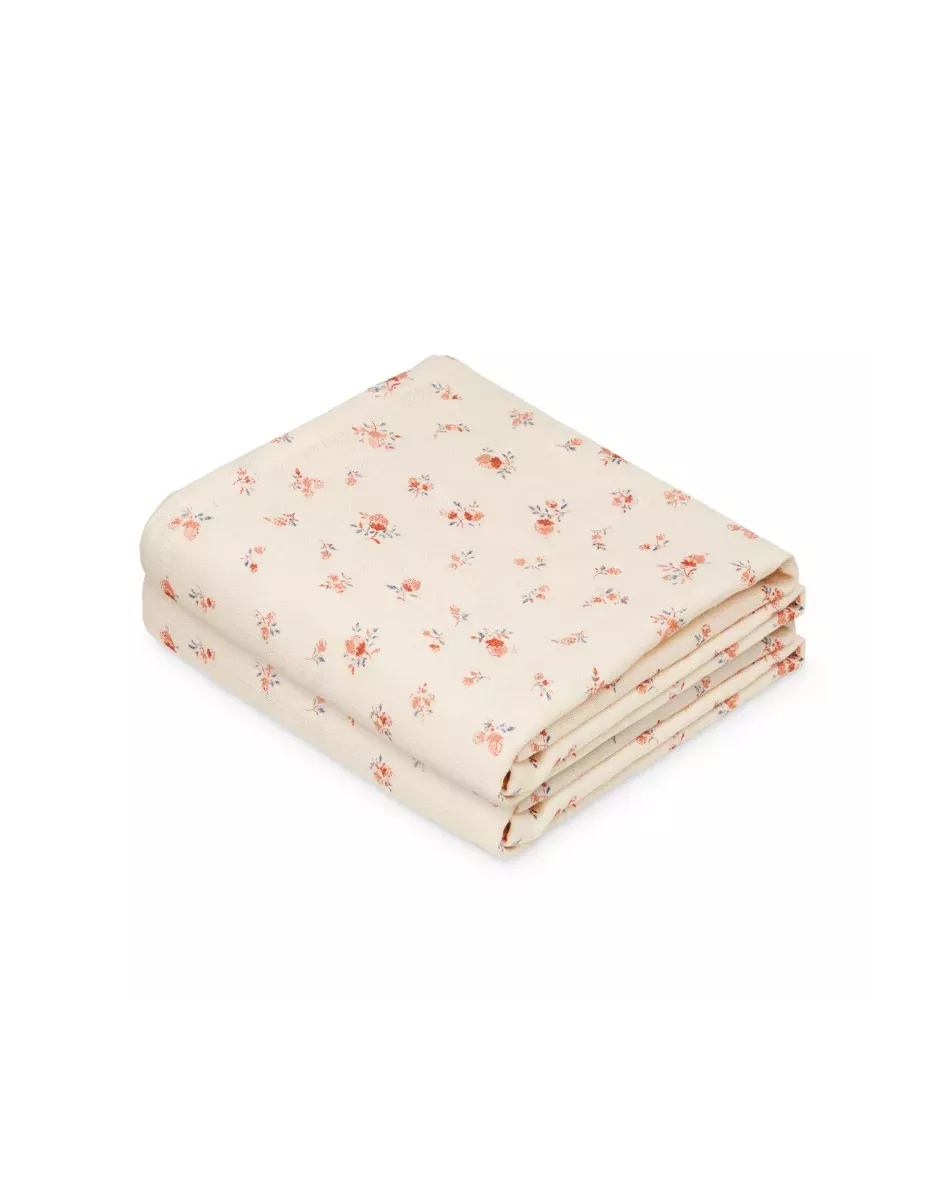 Lot de 2 langes bébé coton bio imprimés - Berries - Cam Cam Copenhagen