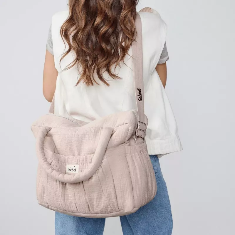 Sac à langer Comme un bonbon - Grège - Bebel