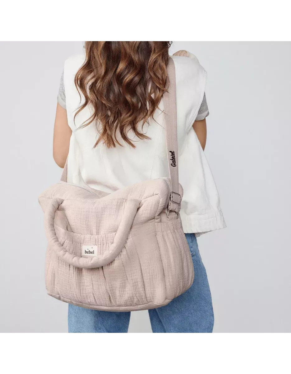 Sac à langer Comme un bonbon - Grège - Bebel