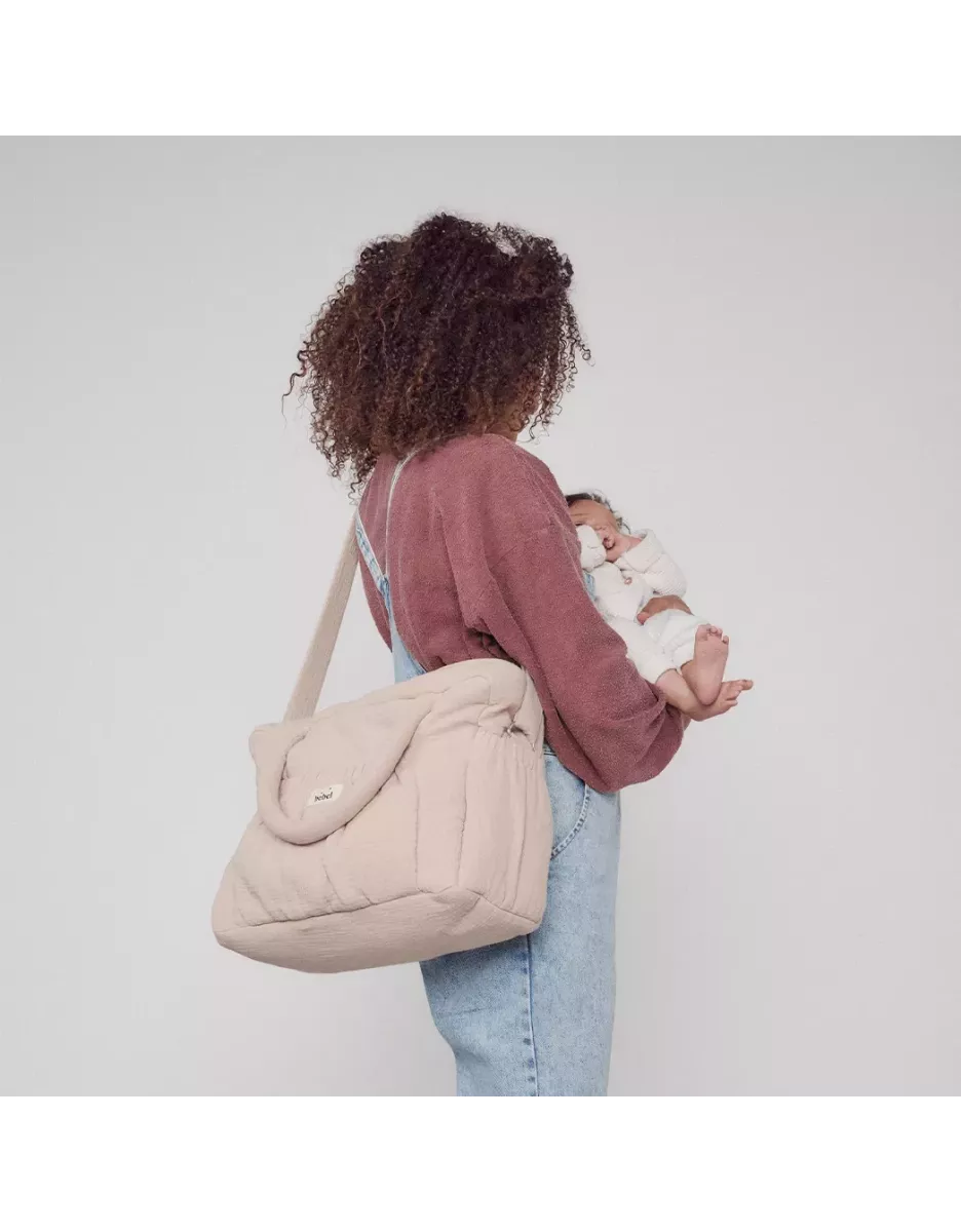 Sac à langer Comme un bonbon - Grège - Bebel