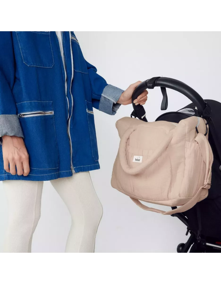 Sac à langer Comme un bonbon - Grège - Bebel