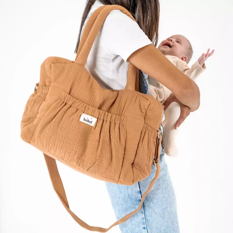 Sac à langer Comme un bonbon - Camel - Bebel