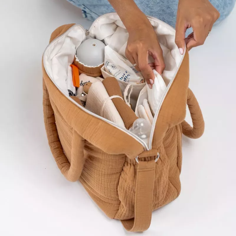 Sac à langer Comme un bonbon - Camel - Bebel