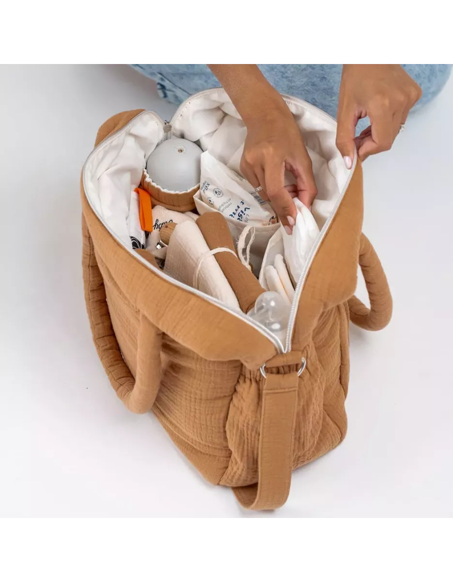 Sac à langer Comme un bonbon - Camel - Bebel