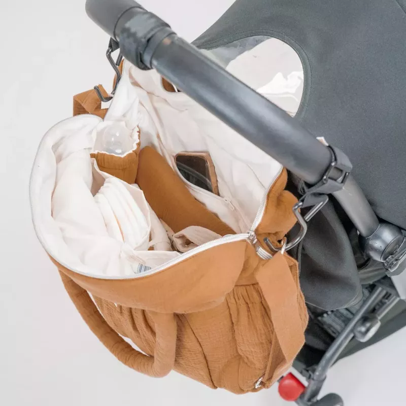 Sac à langer Comme un bonbon - Camel - Bebel
