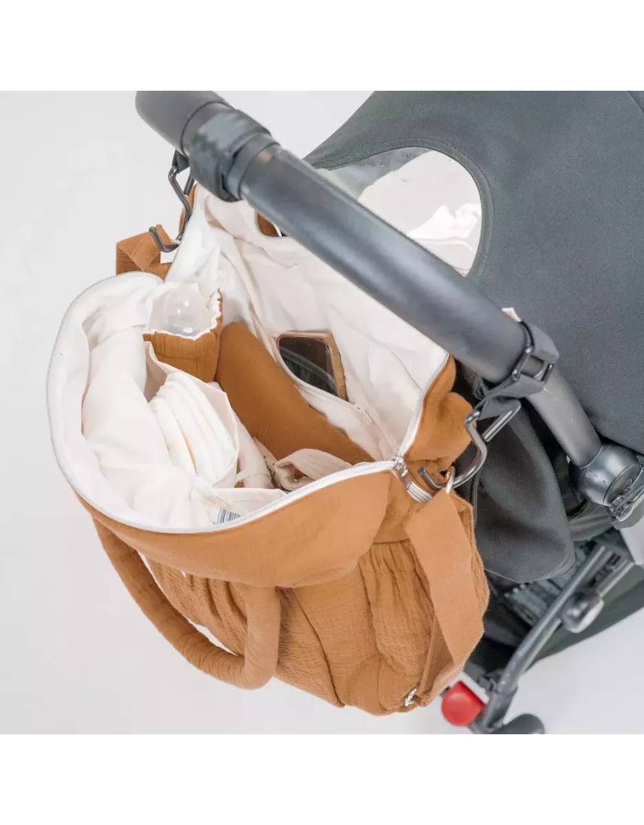 Sac à langer Comme un bonbon - Camel - Bebel