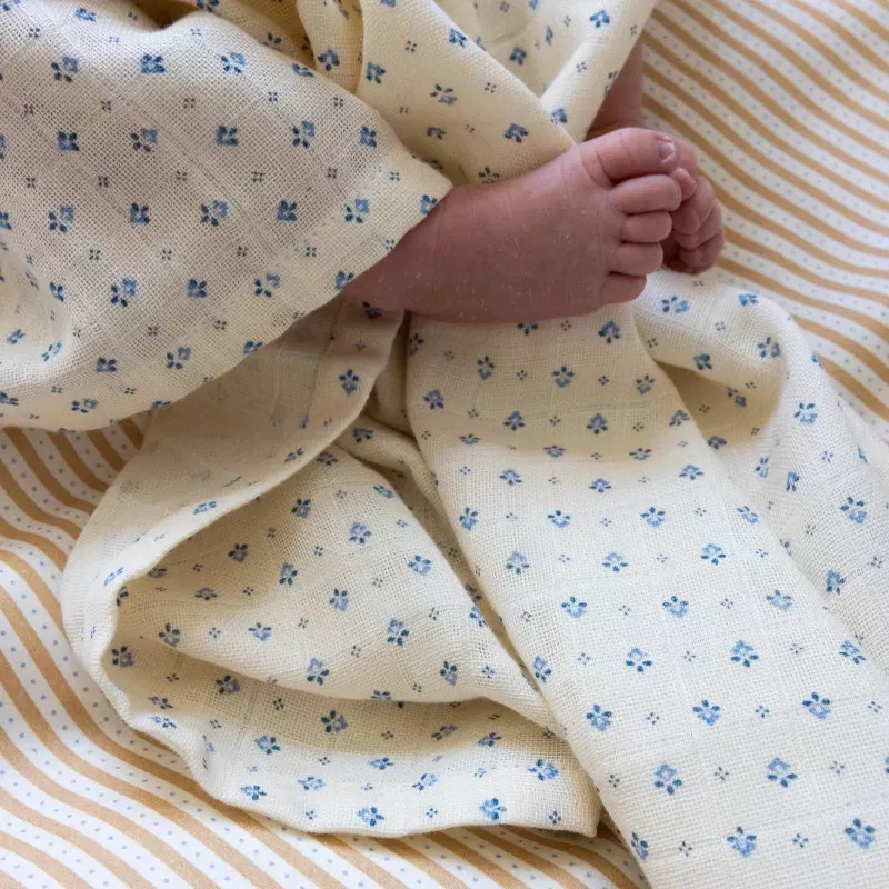Lot de 2 langes bébé coton bio imprimés - Capri - Cam Cam Copenhagen