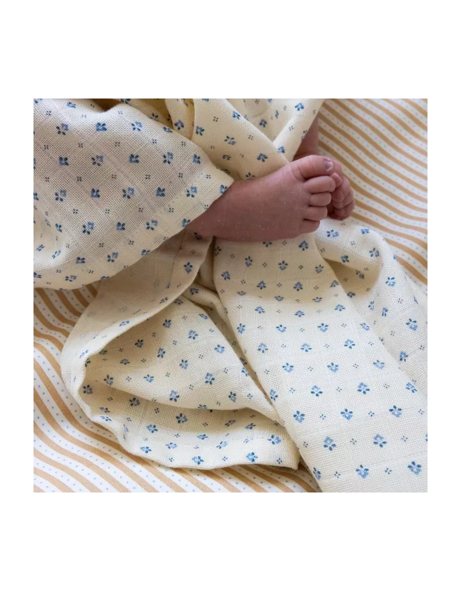 Lot de 2 langes bébé coton bio imprimés - Capri - Cam Cam Copenhagen