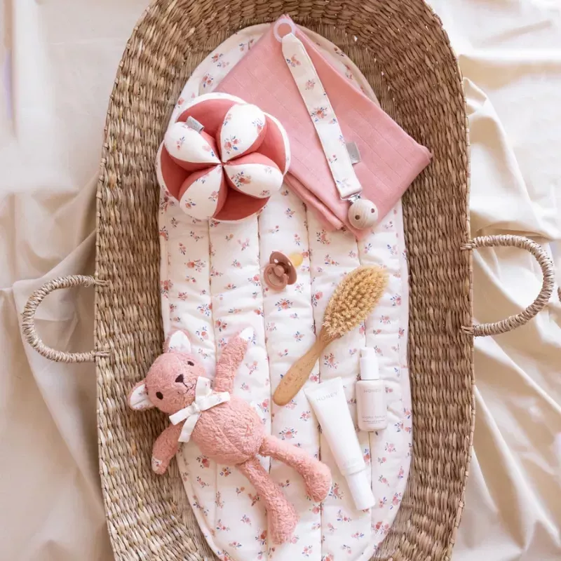 Lot de 2 langes bébé coton bio unis - Sorbet - Cam Cam Copenhagen
