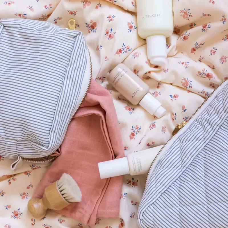 Lot de 2 langes bébé coton bio unis - Sorbet - Cam Cam Copenhagen