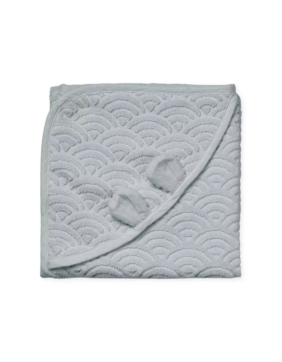 Cape de bain à capuche bébé coton bio - Classic Grey - Cam Cam Copenhagen