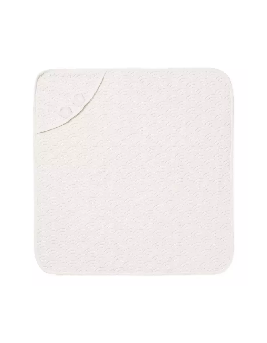 Cape de bain à capuche bébé coton bio - Off White - Cam Cam Copenhagen