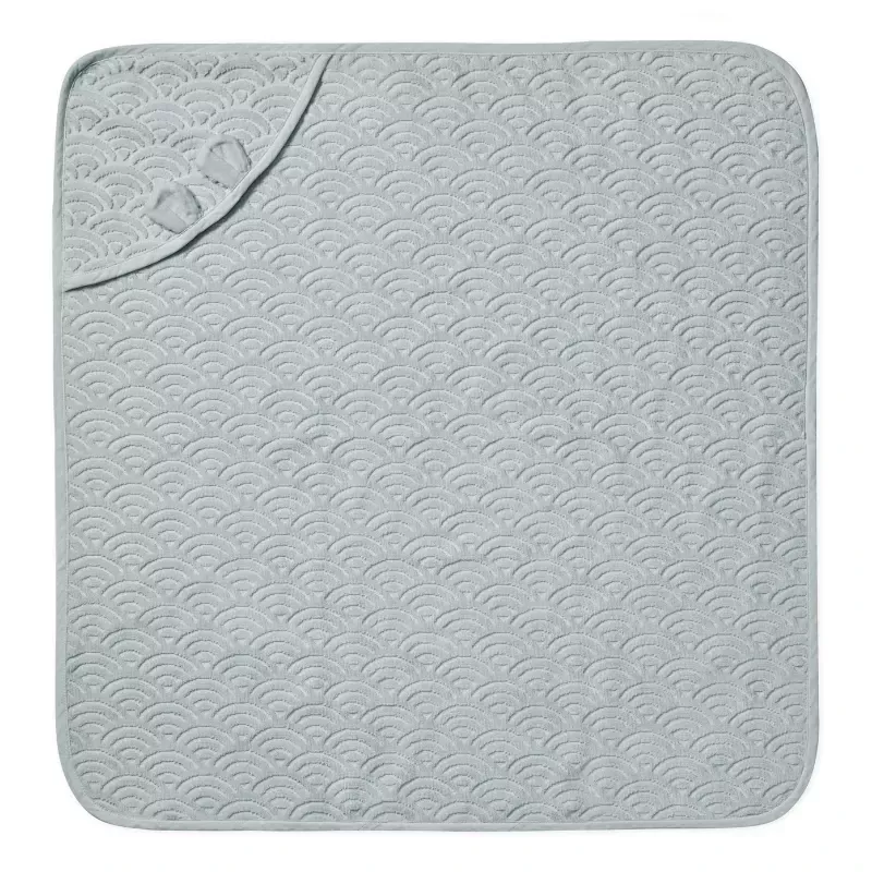 Cape de bain à capuche bébé coton bio - Classic Grey - Cam Cam Copenhagen