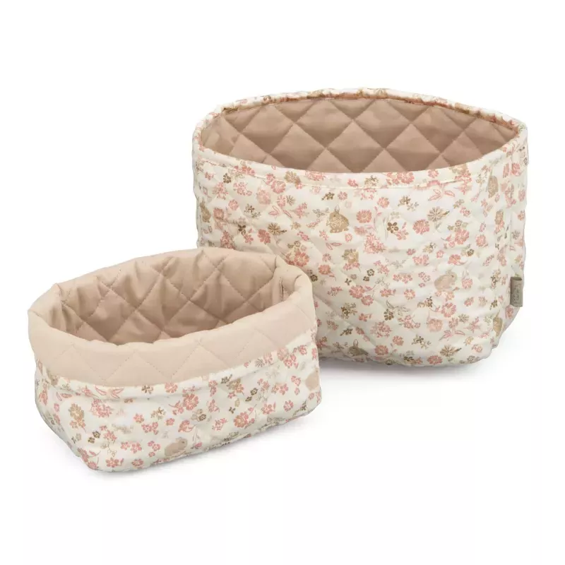 Lot de 2 paniers de rangement matelassés - Augusta - Cam Cam Copenhagen