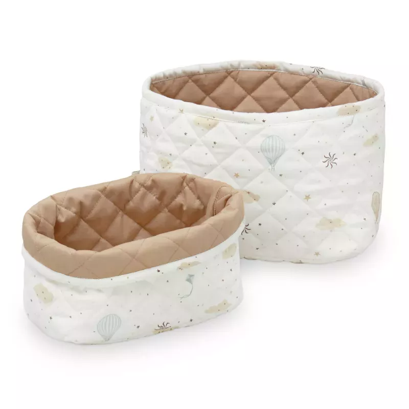 Lot de 2 paniers de rangement matelassés - Dreamland - Cam Cam Copenhagen