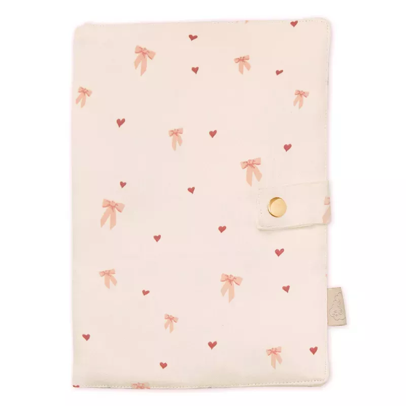 Protège carnet de santé coton bio - Bows - Cam Cam Copenhagen
