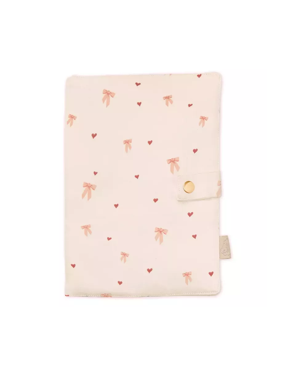 Protège carnet de santé coton bio - Bows - Cam Cam Copenhagen
