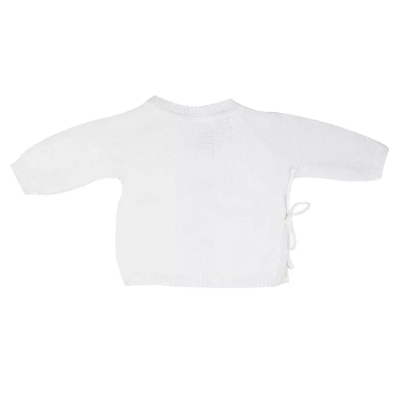 Brassière maille tricot - Blanc - Trois Kilos Sept
