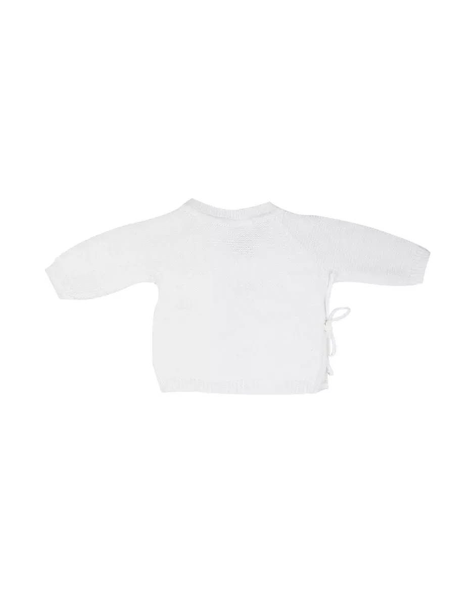 Brassière maille tricot - Blanc - Trois Kilos Sept