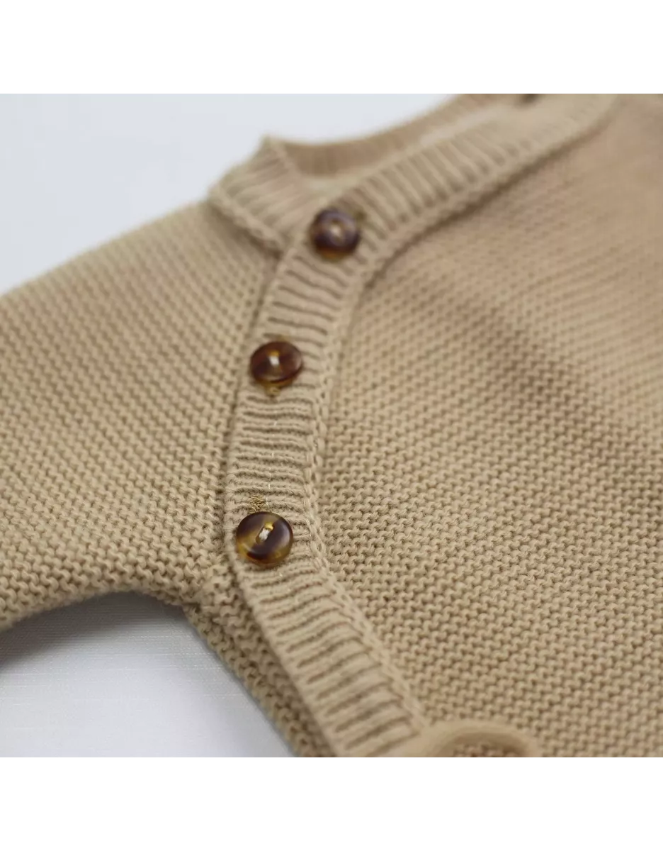 Brassière maille tricot - Caramel - Trois Kilos Sept