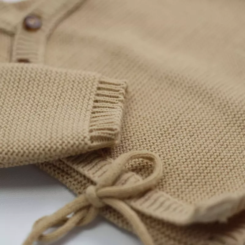 Brassière maille tricot - Caramel - Trois Kilos Sept