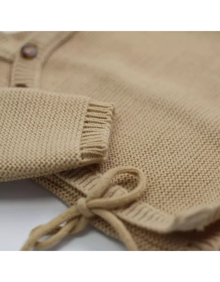 Brassière maille tricot - Caramel - Trois Kilos Sept