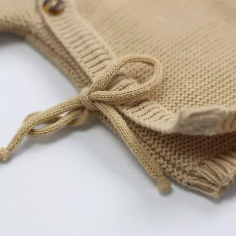 Brassière maille tricot - Caramel - Trois Kilos Sept
