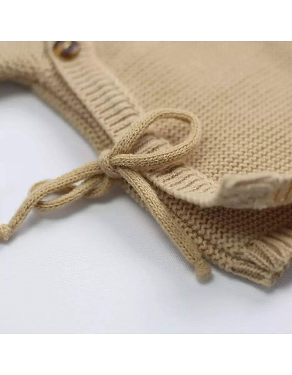 Brassière maille tricot - Caramel - Trois Kilos Sept