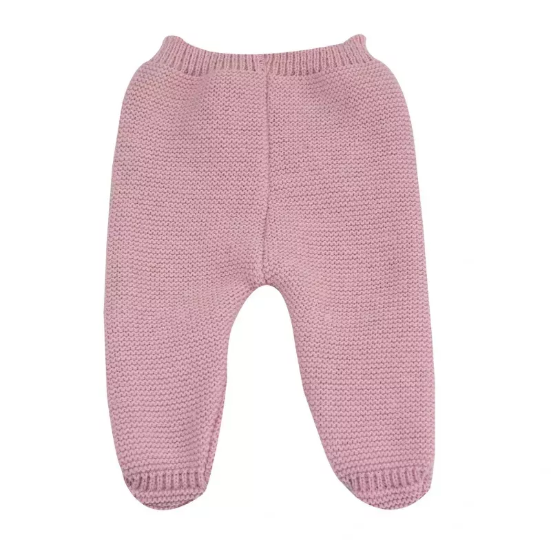 Pantalon maille tricot - Vieux Rose - Trois Kilos Sept