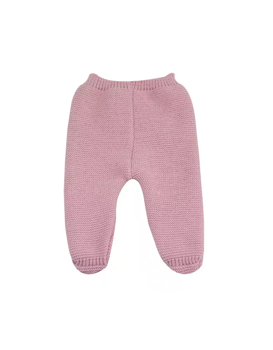 Pantalon maille tricot - Vieux Rose - Trois Kilos Sept