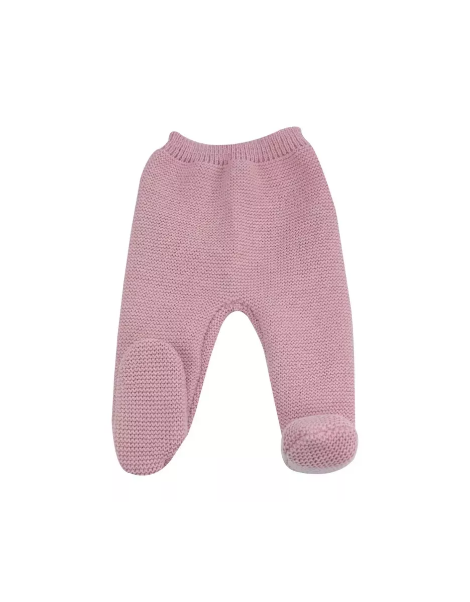 Pantalon maille tricot - Vieux Rose - Trois Kilos Sept