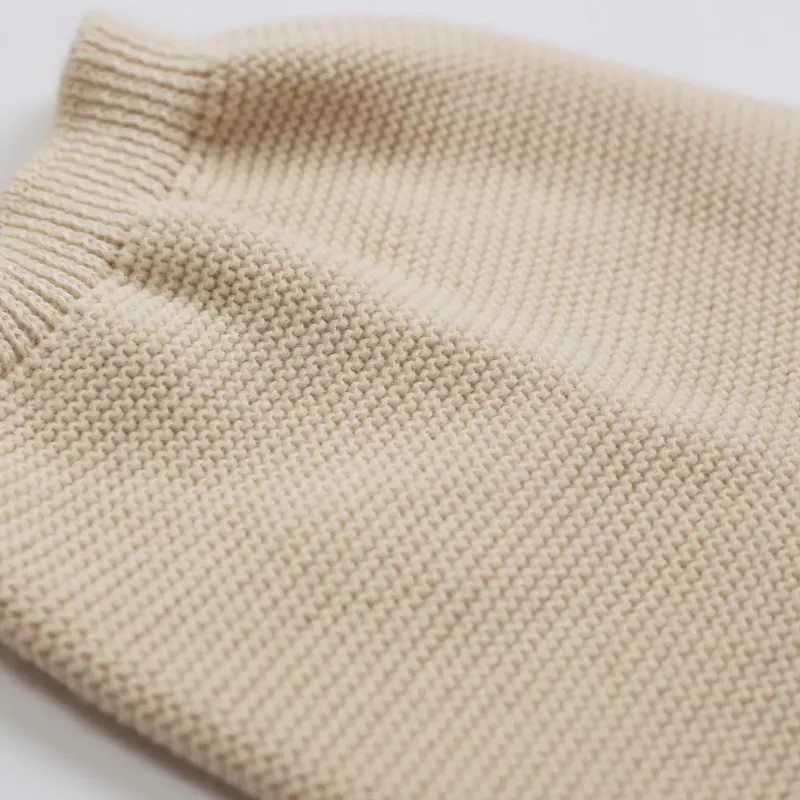 Pantalon maille tricot - Sable - Trois Kilos Sept