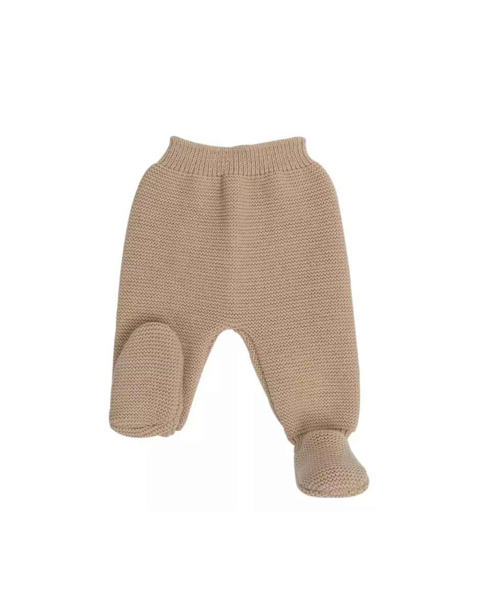 Pantalon maille tricot - Caramel - Trois Kilos Sept