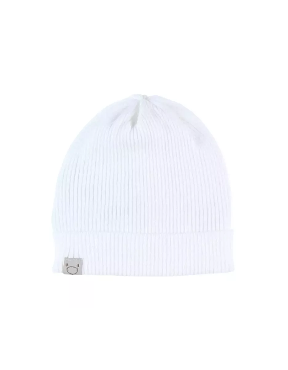 Bonnet de naissance bébé coton bio - Écru - NOUKIE’S
